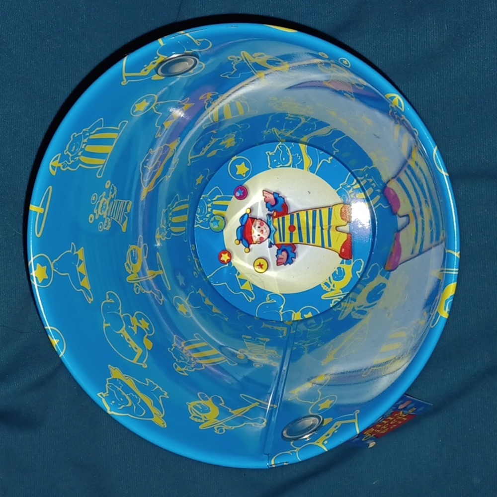Schylling's silly circus pail and a puzzle format for a little choo-choo